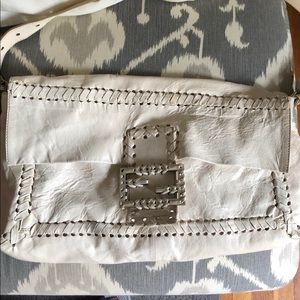 Fendi XL leather baugetto